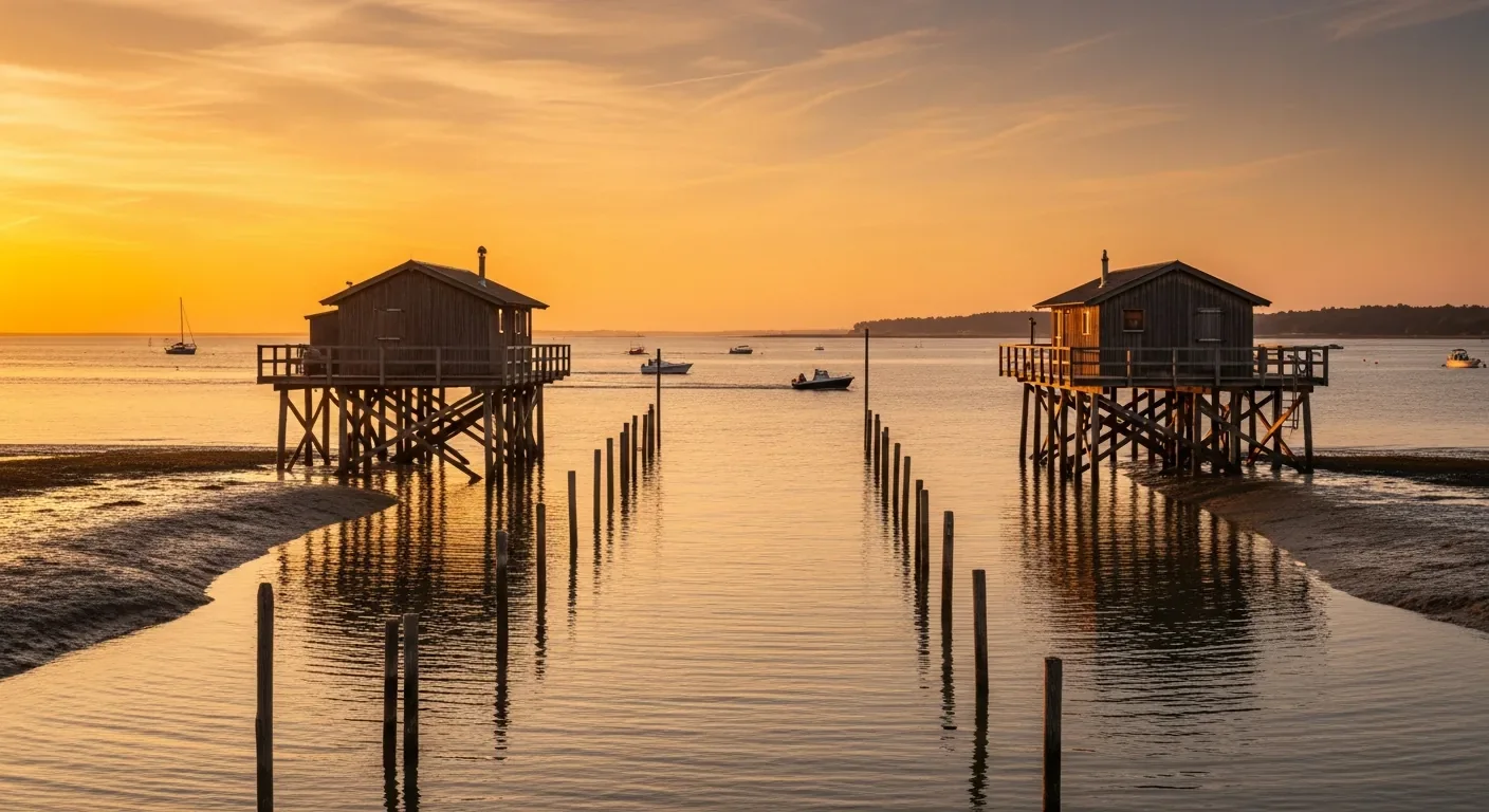 Bassin d'Arcachon : huîtres, villas et Dune du Pilat