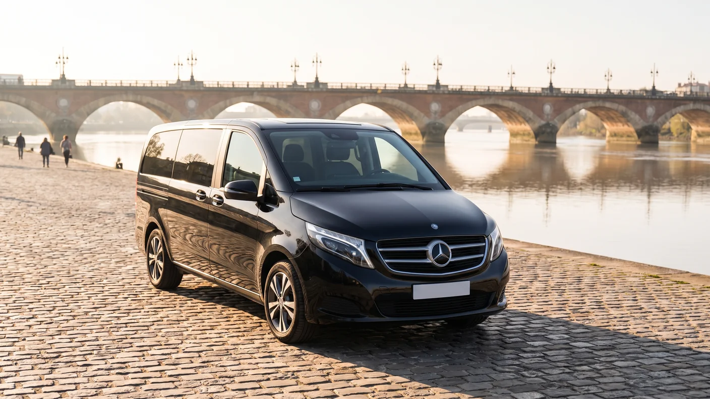 Prix d'un van avec chauffeur à Bordeaux : tarifs 2026